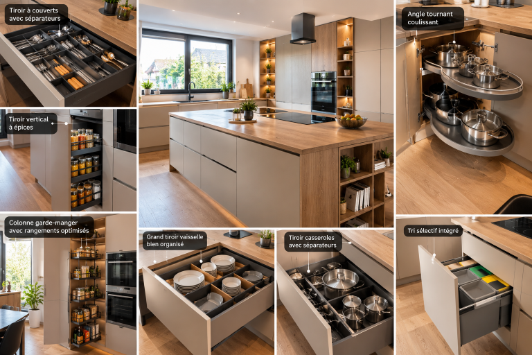 Votre cuisine manque de rangement ? 8 solutions sur-mesure efficaces